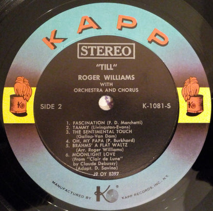 Roger Williams (2) : Till (LP)