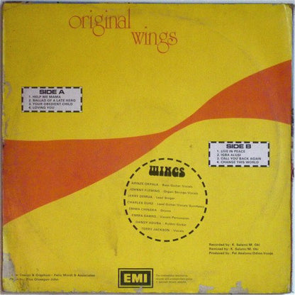 Original Wings : Change This World (LP, Album)