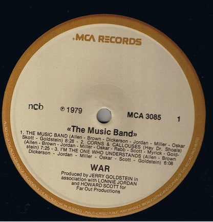 War : The Music Band (LP, Album, Gat)