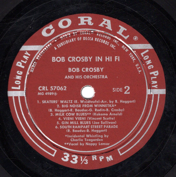 Bob Crosby And His Orchestra : In Hi Fi (LP, Comp, Mono)