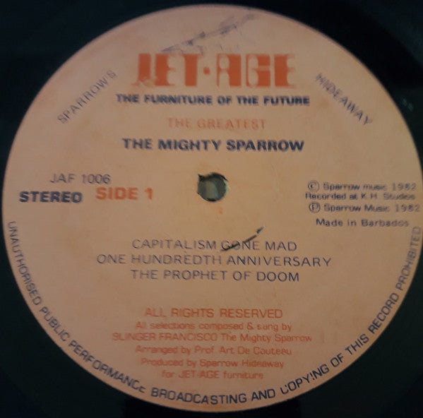 Mighty Sparrow : The Greatest (LP)