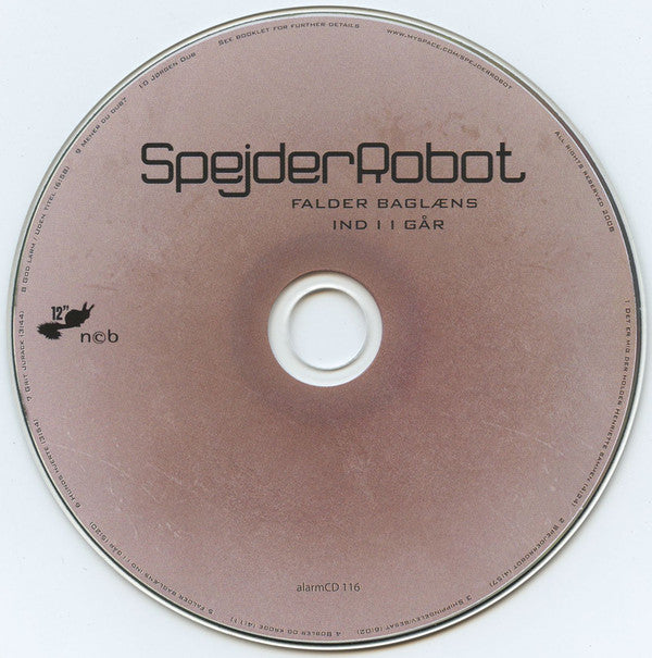 SpejderRobot : Falder Baglæns Ind I I Går (CD, Album)