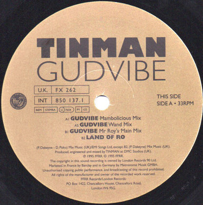 Tinman : Gudvibe (12")