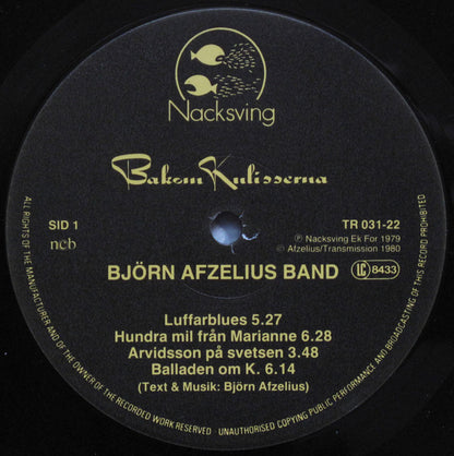 Björn Afzelius Band : Bakom Kulisserna (LP, Album)