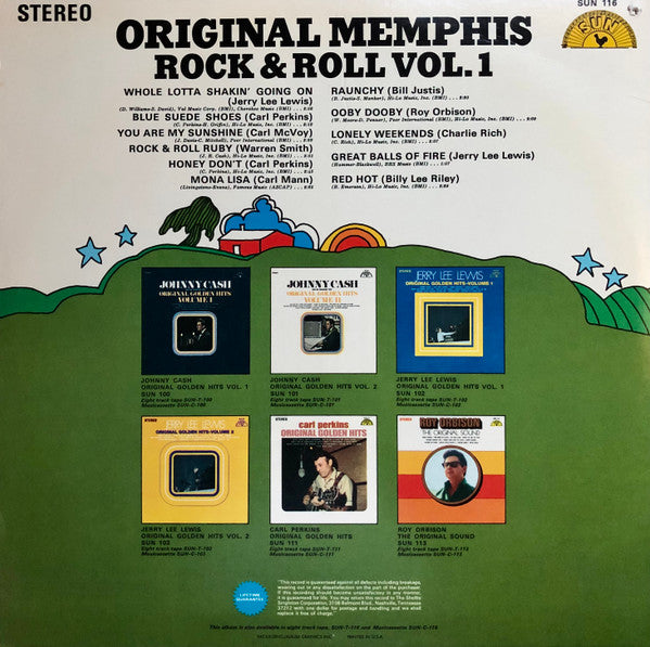 Various : Original Memphis Rock & Roll Vol. 1 (LP, Comp)