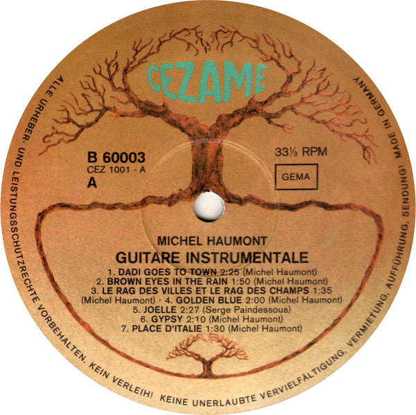 Michel Haumont : Guitare Instrumentale  (LP, Album)