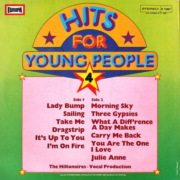 The Hiltonaires : Hits For Young People 4 (LP, Album)