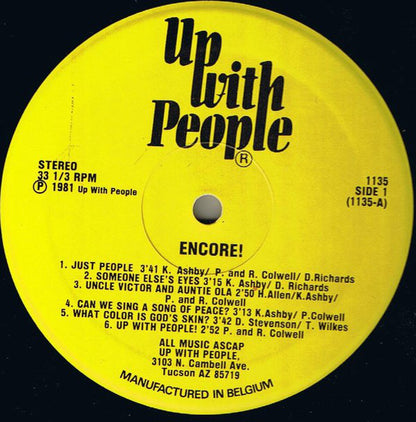 Up With People : Encore! (LP)