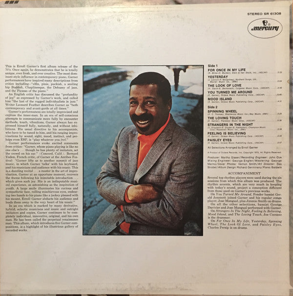 Erroll Garner : Feeling Is Believing (LP, Album)