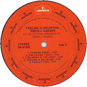 Erroll Garner : Feeling Is Believing (LP, Album)