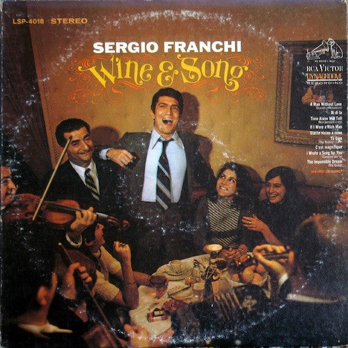 Sergio Franchi : Wine & Song (LP)