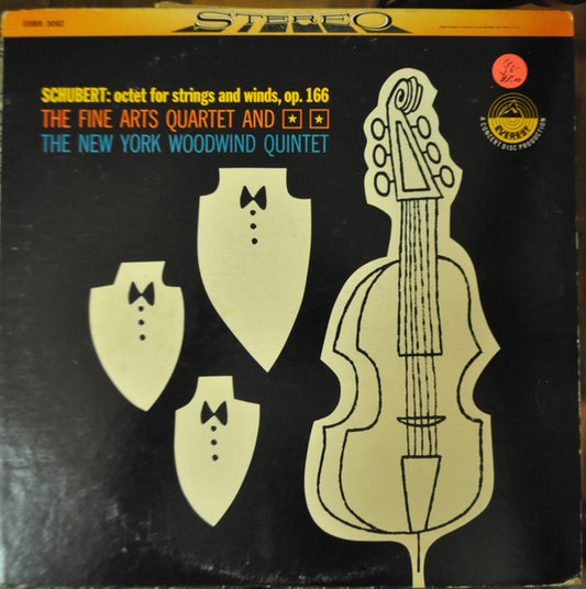 Franz Schubert - The Fine Arts Quartet And The New York Woodwind Quintet : Octet For Strings And Winds, Op. 166 (LP, Album)