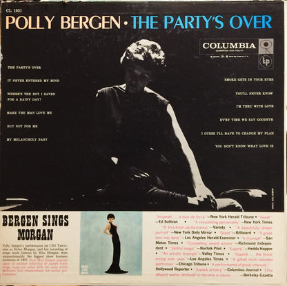 Polly Bergen : The Party's Over (LP, Album, Mono)