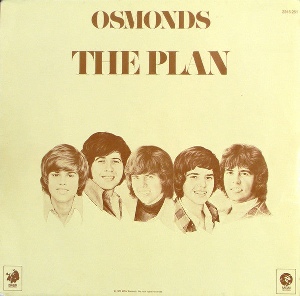 The Osmonds : The Plan (LP, Album)