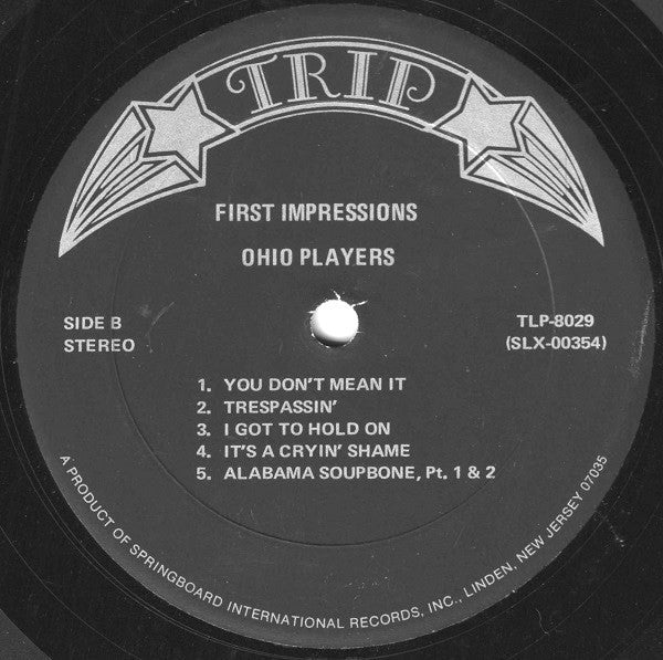 Ohio Players : First Impressions (LP, Album)