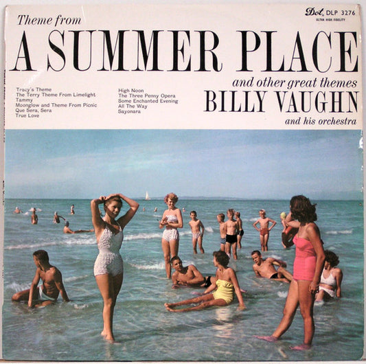 Billy Vaughn And His Orchestra : Theme From A Summer Place (LP, Album, Mono)