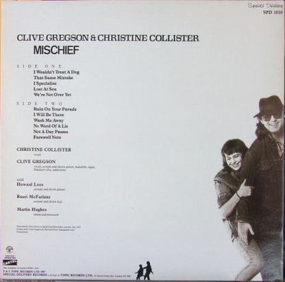 Clive Gregson And Christine Collister : Mischief (LP, Album)