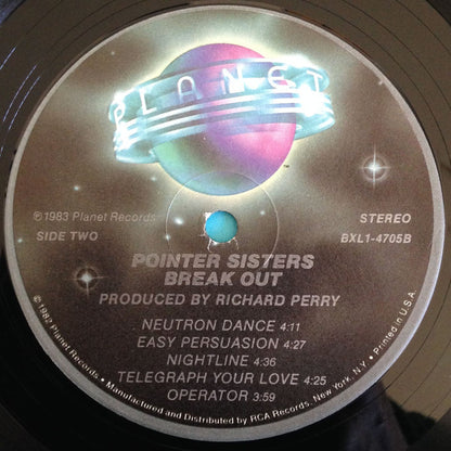 Pointer Sisters : Break Out (LP, Album, Ind)