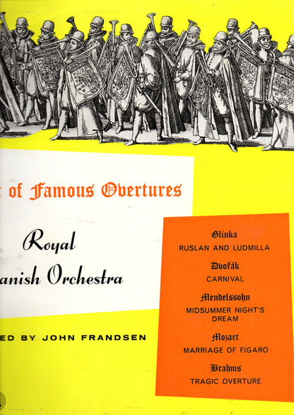 John Frandsen : Concert Of Famous Overtures (LP, Album, Mono)