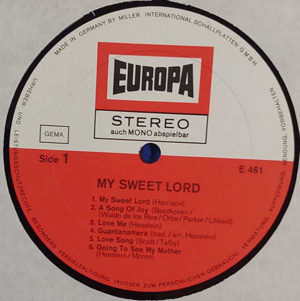 Various : My Sweet Lord (LP, Album)