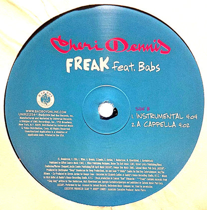 Cheri Dennis Feat. Babs : Freak (12", Promo)