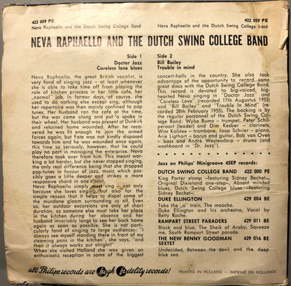 Neva Raphaello With The Dutch Swing College Band : Neva Raphaello With The Dutch Swing College Band (7", EP)