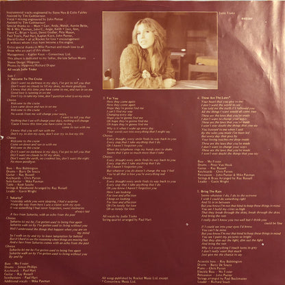 Judie Tzuke : Welcome To The Cruise (LP, Album)