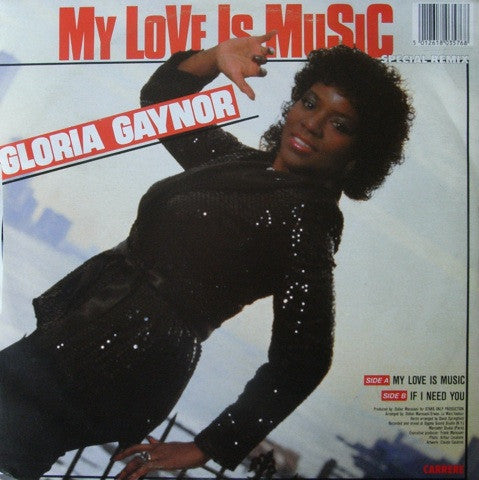 Gloria Gaynor : My Love Is Music (12", Maxi)