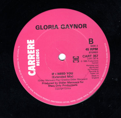 Gloria Gaynor : My Love Is Music (12", Maxi)