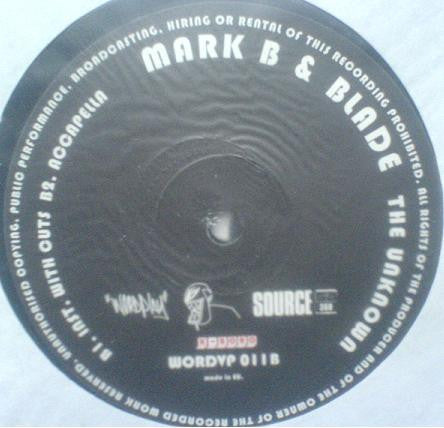 Mark B & Blade : The Unknown (12")