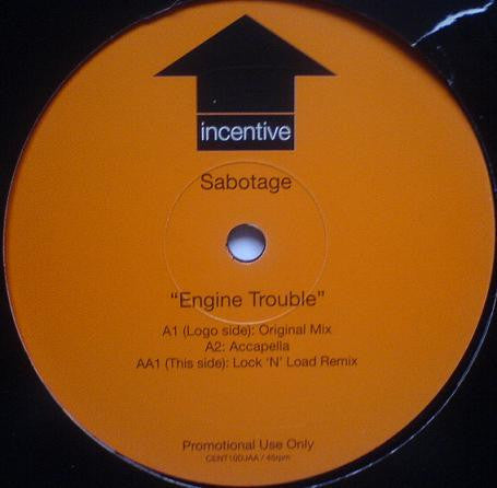 Sabotage (3) : Engine Trouble (12", Promo)