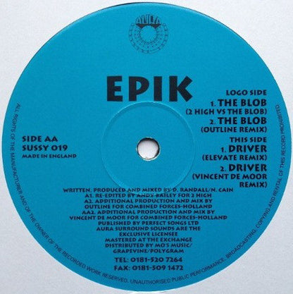 Epik : Driver / The Blob (12", 1/2)