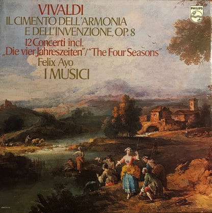 Antonio Vivaldi / I Musici, Félix Ayo : Il Cimento Dell' Armonia E Dell' Invenzione, Op. 8 12 Concerti Inc. Die Vier Jahreszeiten/The Four Seasons (3xLP, Comp)