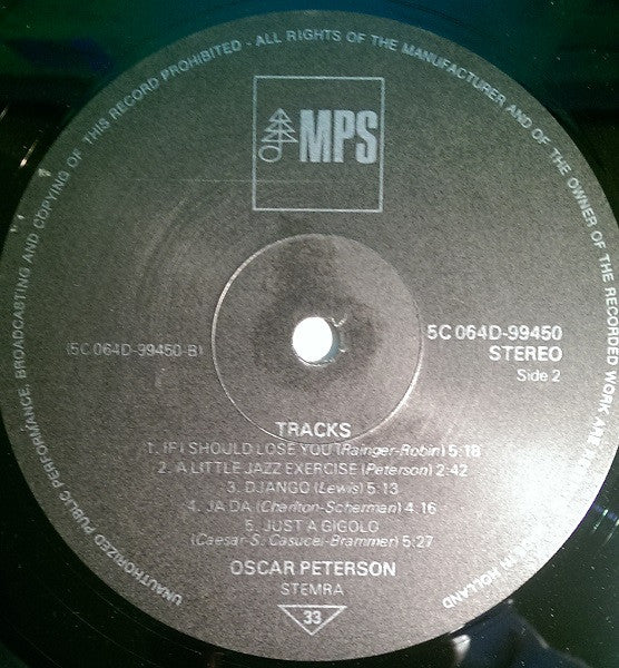 Oscar Peterson : Tracks (LP, Album, RE)