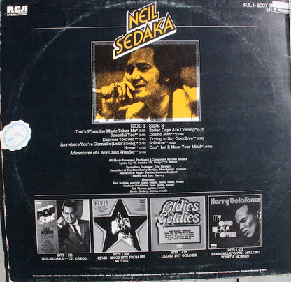 Neil Sedaka : Neil Sedaka (LP, RE)