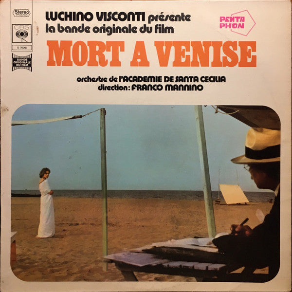 Orchestra Dell'Accademia Nazionale Di Santa Cecilia direction: Franco Mannino : Luchino Visconti Présente La Bande Originale Du Fil Mort A Venise (LP)