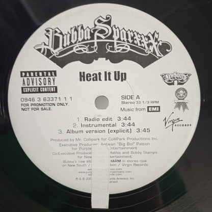 Bubba Sparxxx : Heat It Up (12", Promo)