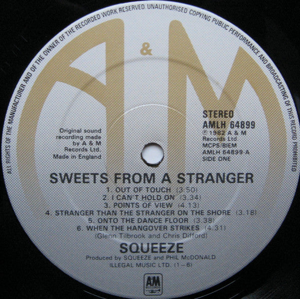 Squeeze (2) : Sweets From A Stranger (LP, Album)