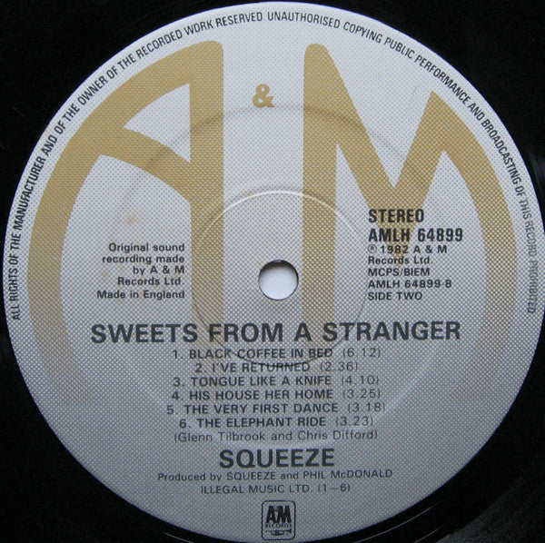 Squeeze (2) : Sweets From A Stranger (LP, Album)