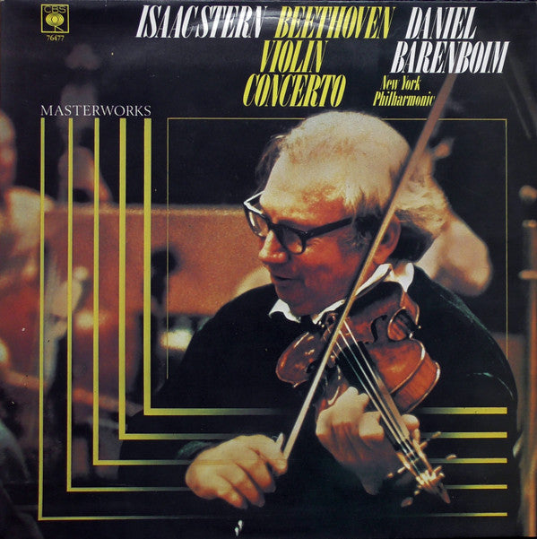 Ludwig van Beethoven - Isaac Stern, The New York Philharmonic Orchestra, Daniel Barenboim : Violin Concerto (LP, Album)