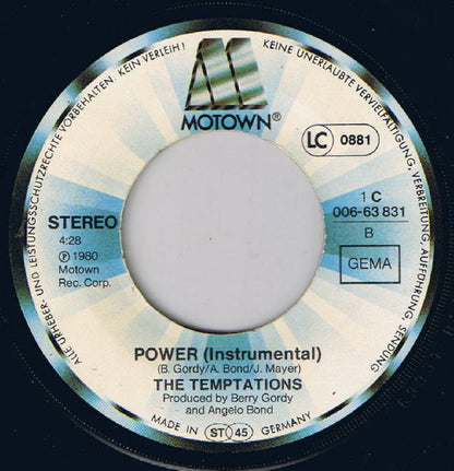 The Temptations : Power (7", Single)