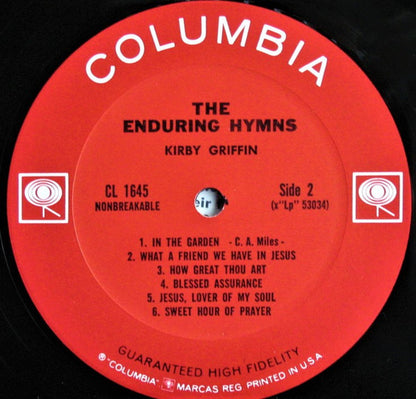 Ken Griffin (2), Kirby Griffin : The Enduring Hymns (LP, Mono, RP)