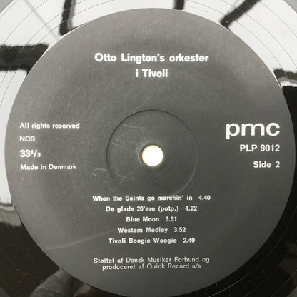 Otto Lington's Orchestra : i Tivoli (LP)