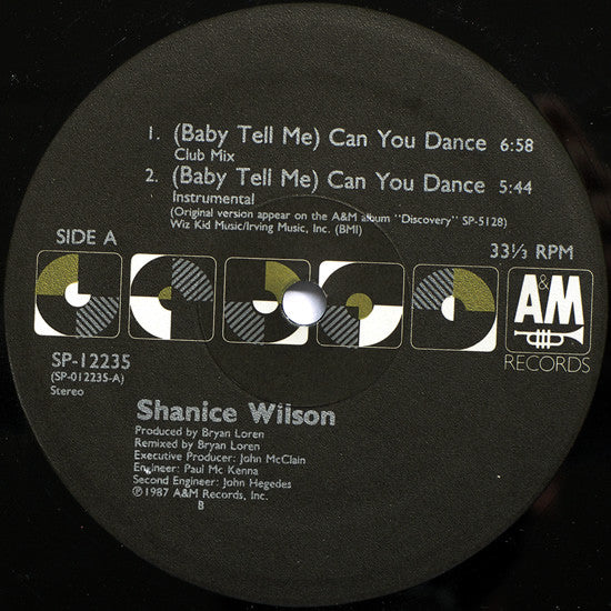 Shanice : (Baby Tell Me) Can You Dance (12", Single, Gen)