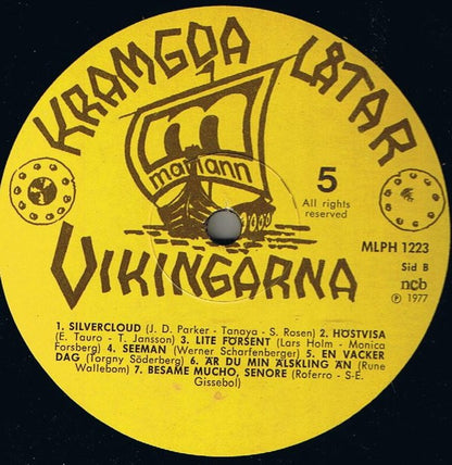 Vikingarna : Kramgoa Låtar 5 (LP, Album)