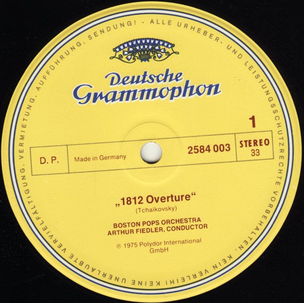 Pyotr Ilyich Tchaikovsky - Maurice Ravel - The Boston Pops Orchestra / Arthur Fiedler : Tchaikovsky: 1812 Overture / Ravel: Bolero (LP)