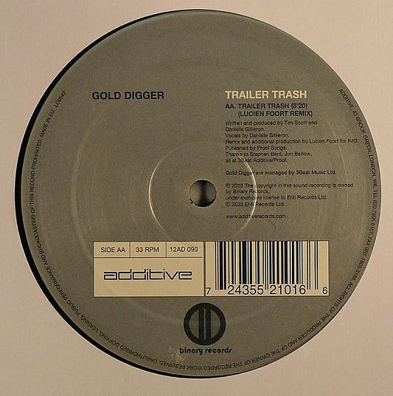 Gold Digger : Trailer Trash (12")