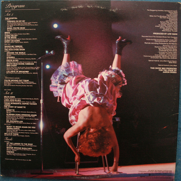 Bette Midler : Live At Last (2xLP, Album, PR )