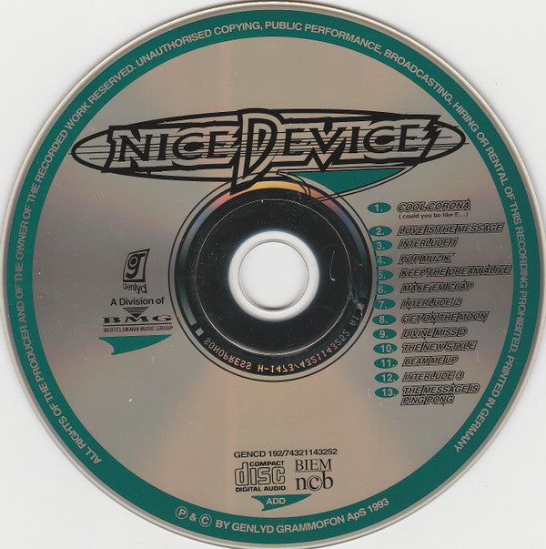 Nice Device : The Album (CD, Album)