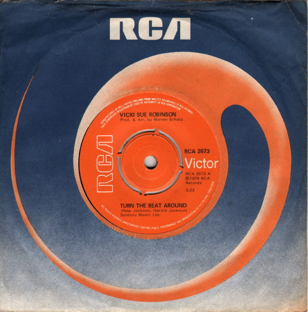 Vicki Sue Robinson : Turn The Beat Around (7", Single, Pus)